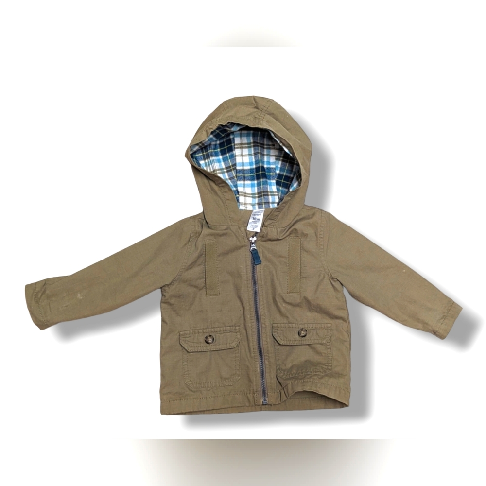 Carter's brown Jacket with hood size 18 months